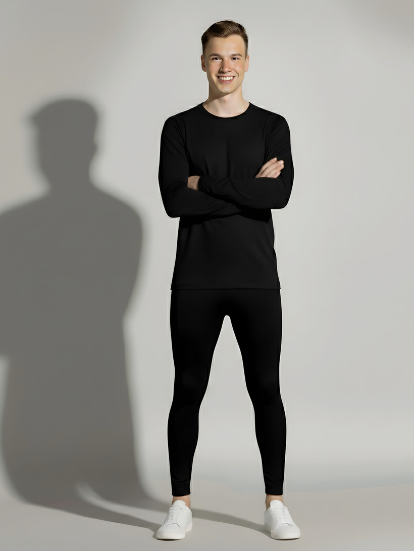 Blusa e calça térmica masculina
